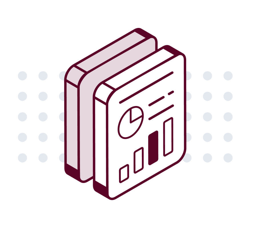 Illustration of 3D data sheets