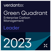 Verdantix Green Quadrant Enterprise Carbon Management Leader 2023
