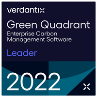 Verdantix Green Quadrant Enterprise Carbon Management Leader 2022