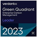 verdantix green quadrant enterprise carbon management leader 2023