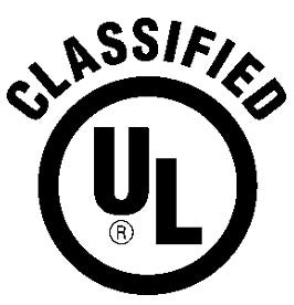 UL classified mark