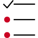 icon representing marking off a checklist