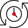 clock cycle icon