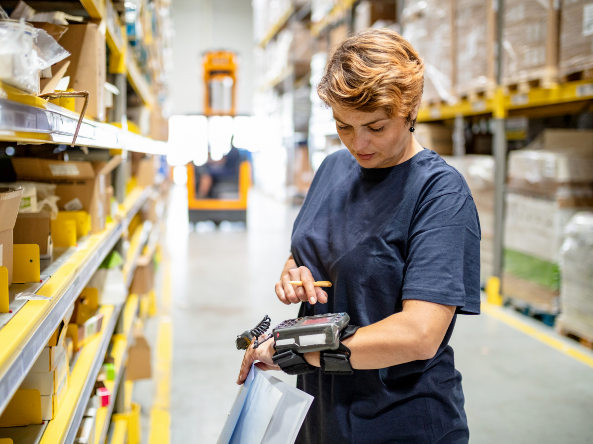 stocker in chemical supply warehouse