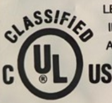 UL Classified Mark.