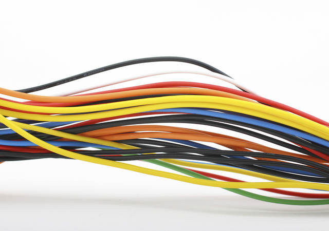 Colorful insulated wires