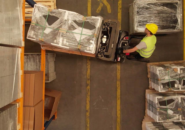 Manufacturer moves batteries ready for shipment