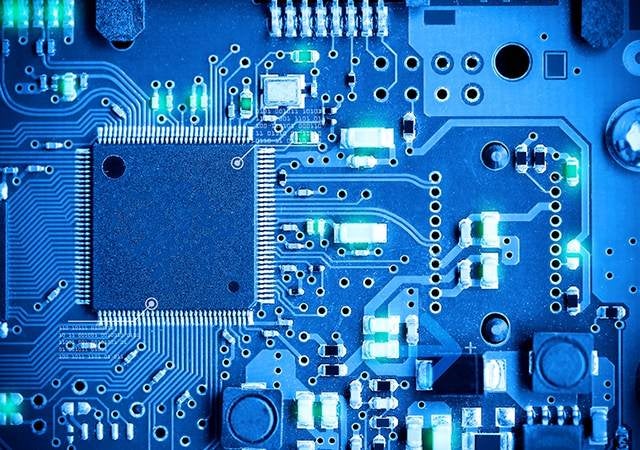 Circuit board close-up