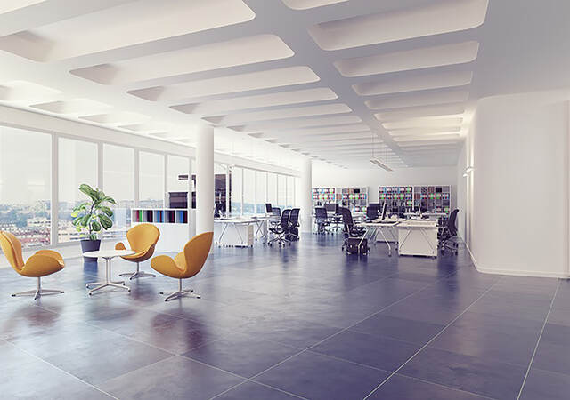 Open office interior