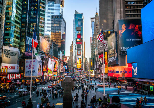 Times Square in New York City