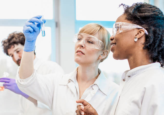 scientists working in a laboratory