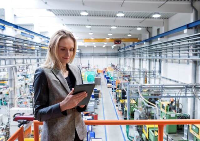 woman in factory