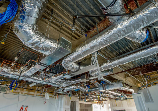 Photo of fire rated air ducts