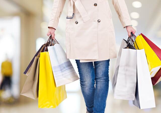 Photo of a woman shopping