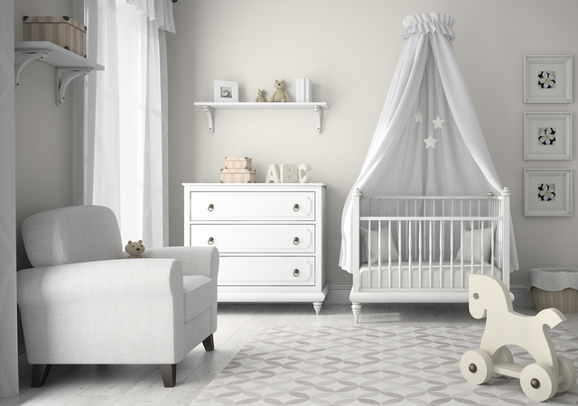 Child's bedroom and furniture