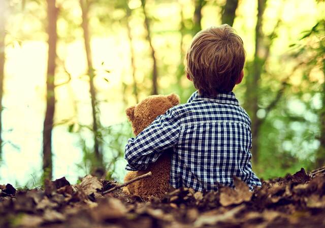 Child in nature