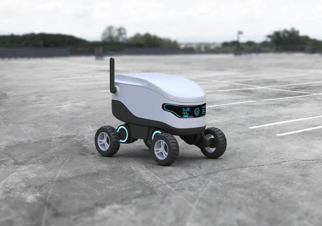 Self-driving robot 