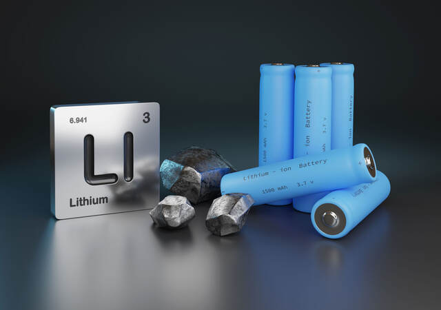 Lithium - ion batteries , metallic lithium and element symbol