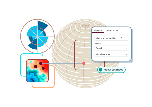 Graphic showing wind energy analysis