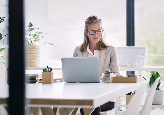 a person working on a laptop