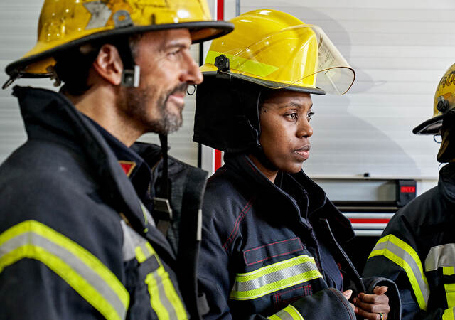 Firefighters in Turnout Gear