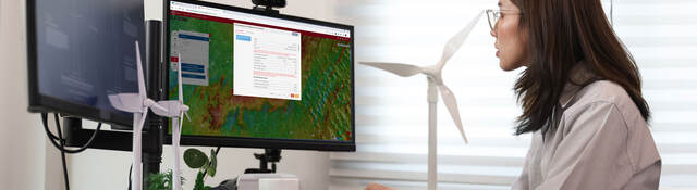 Renewable Resource Assessment Platform displayed on computer screen