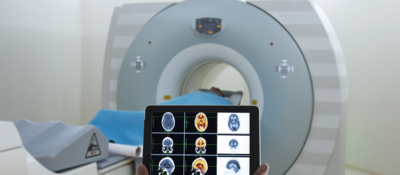 Digital tablet application for medical scan.