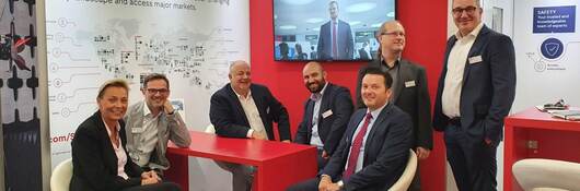 Photo of UL team at Chillventa booth in 2022