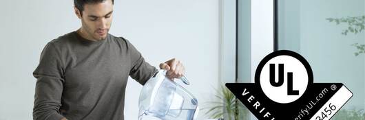 Man pouring water