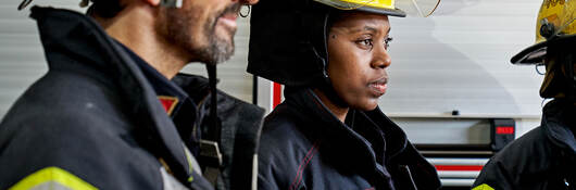 Firefighters in Turnout Gear