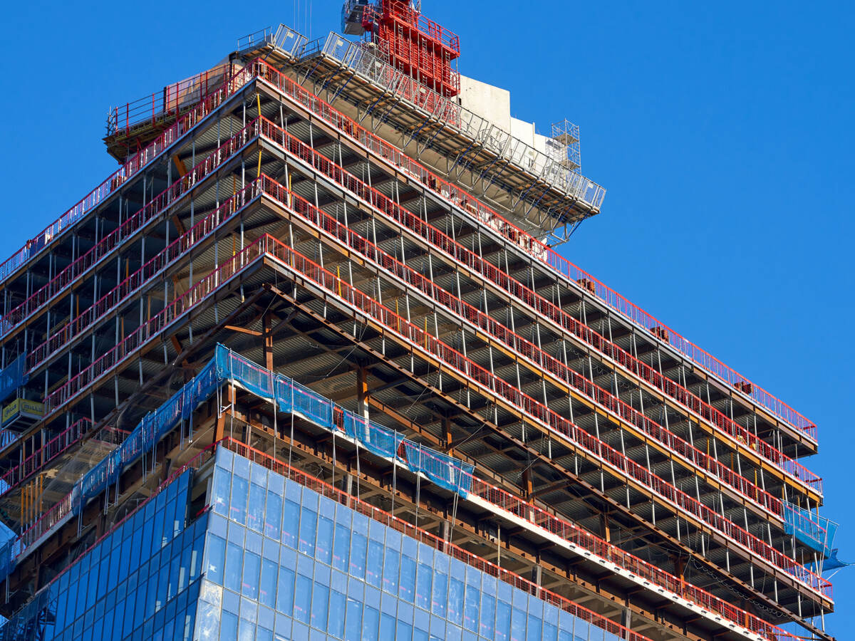 Office tower under construction