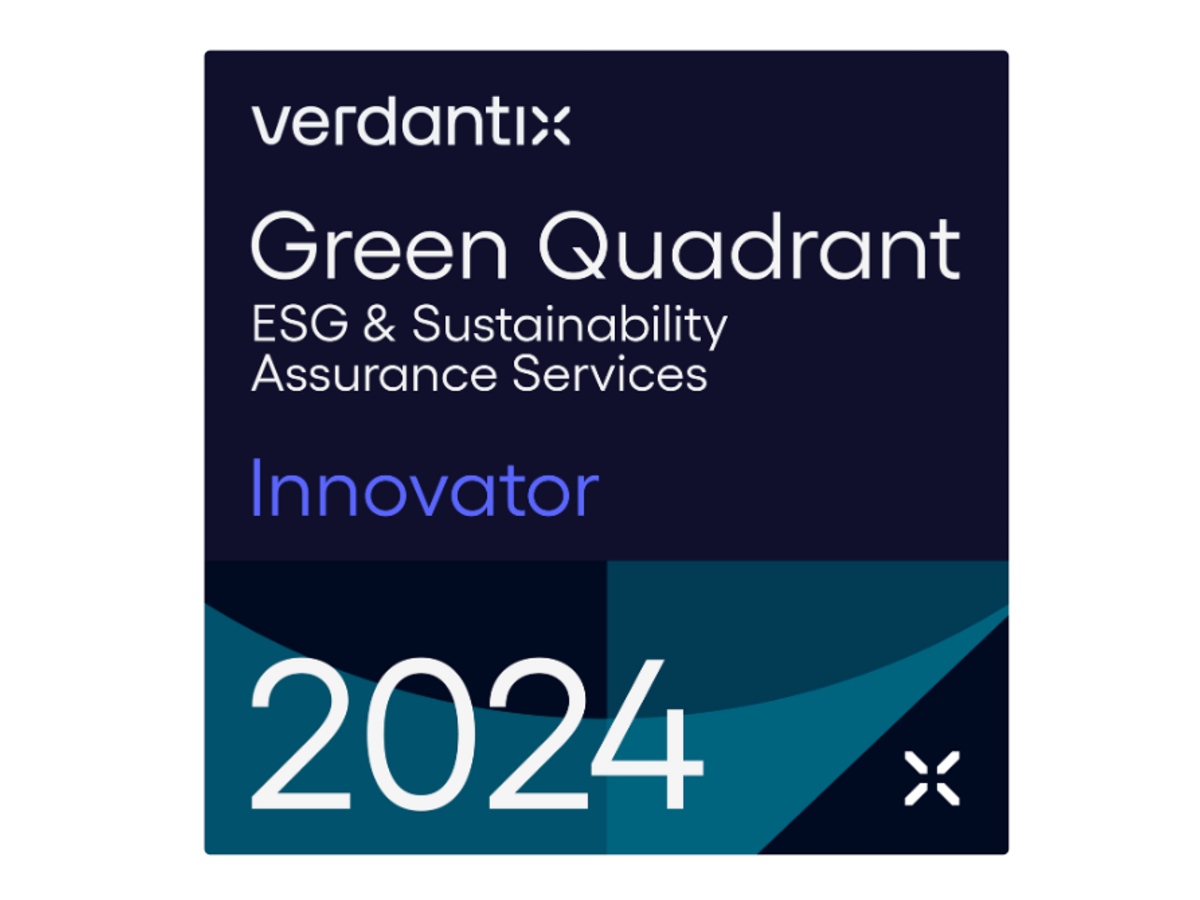 Verdantix Innovator Green Quadrant ESG and Sustainability Assurance Services