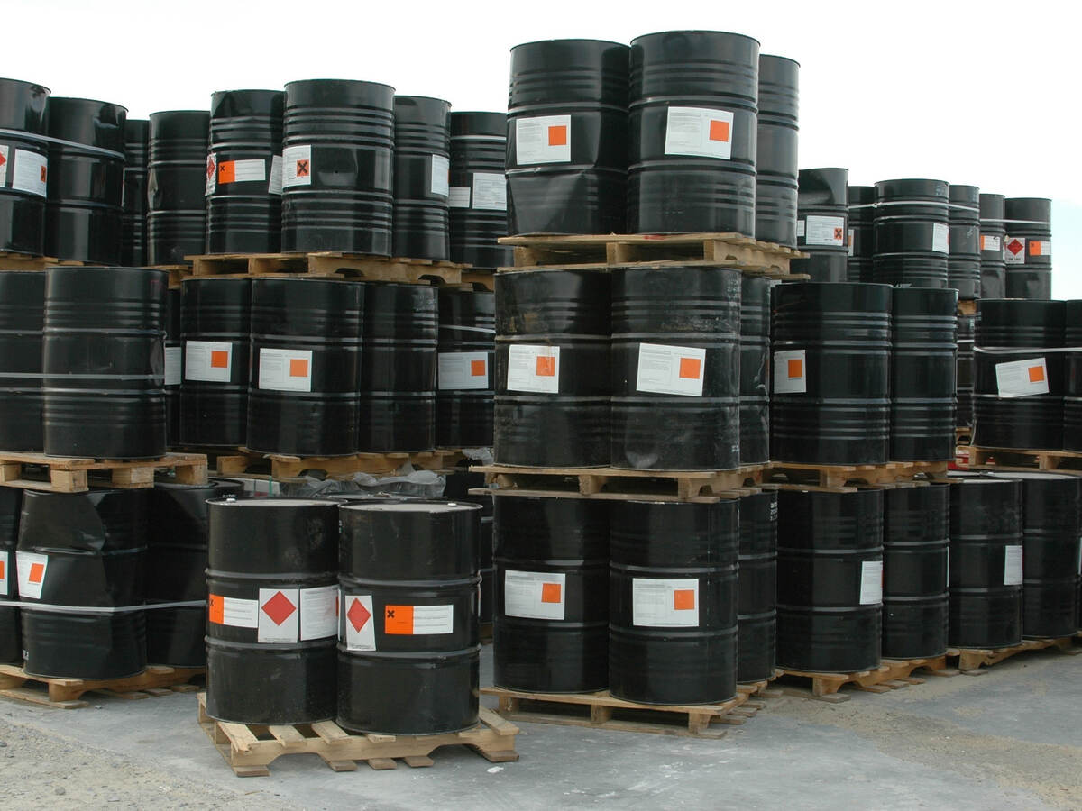 Industrial chemical drums