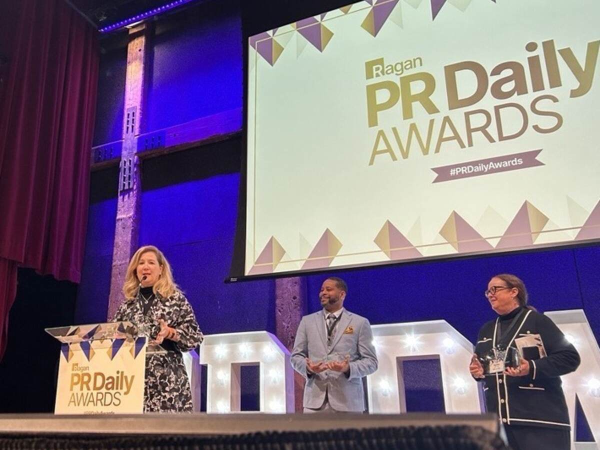 Kathy at PR Daily Awards