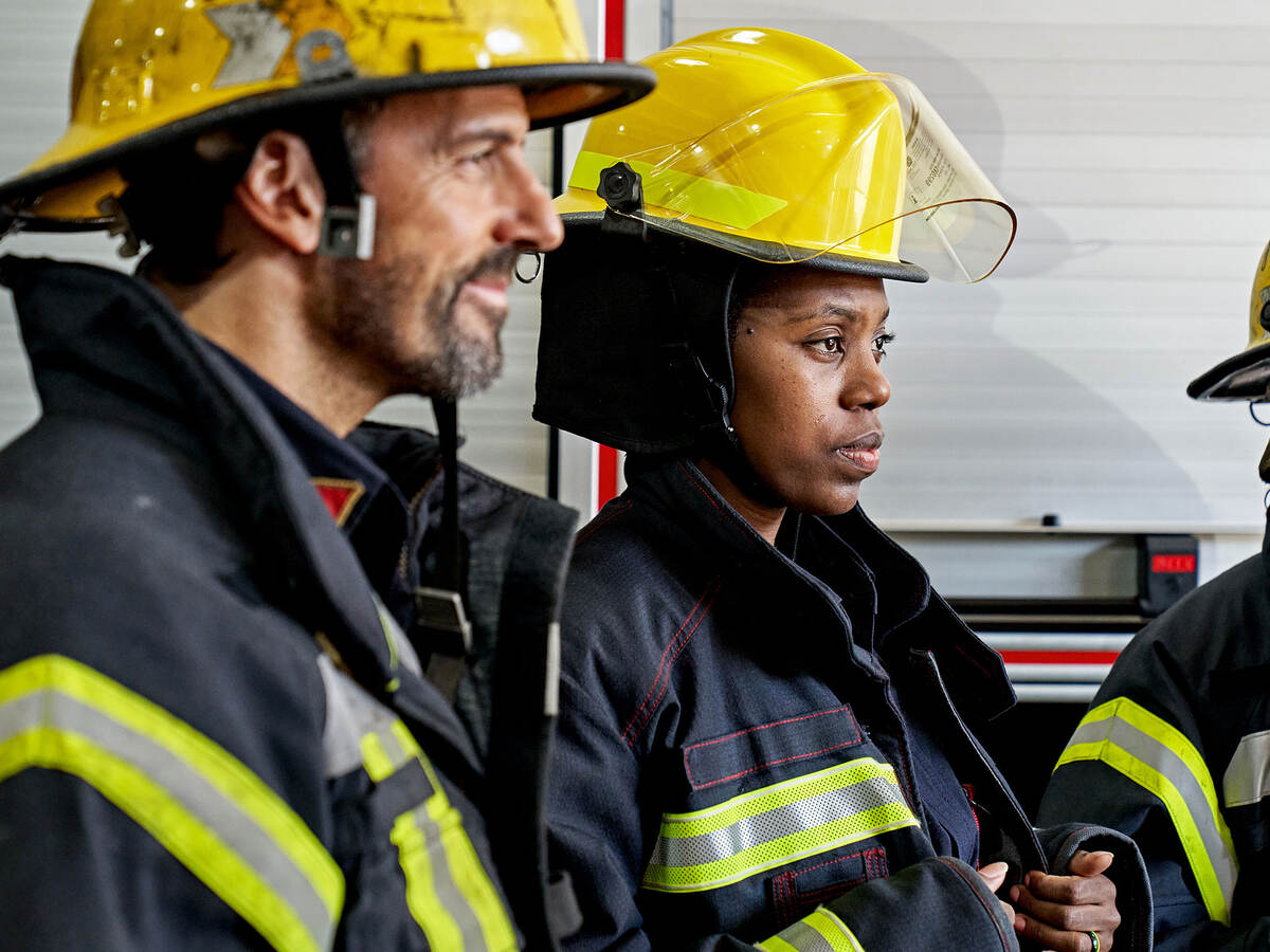 Firefighters in Turnout Gear