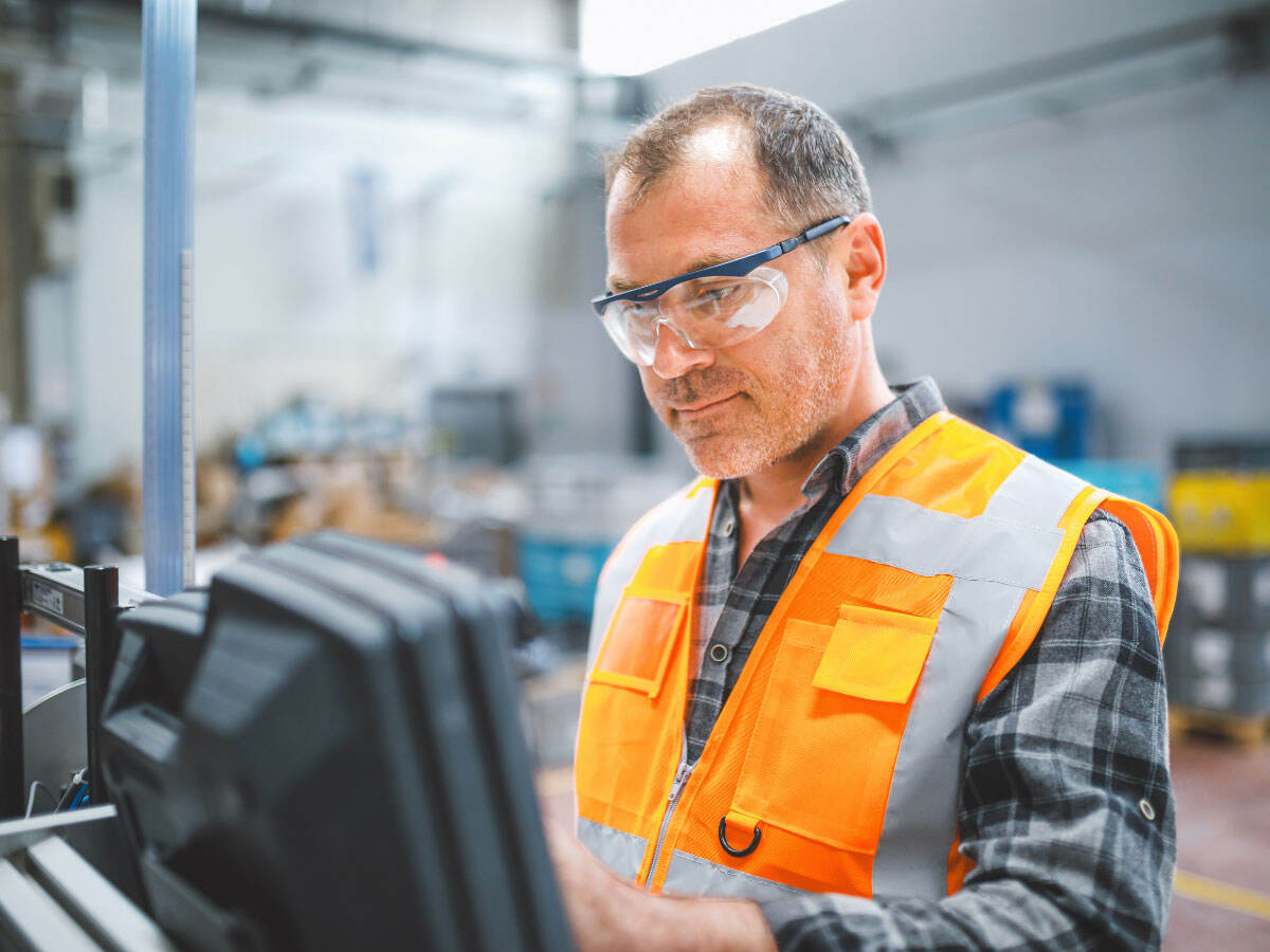 A manufacturing worker