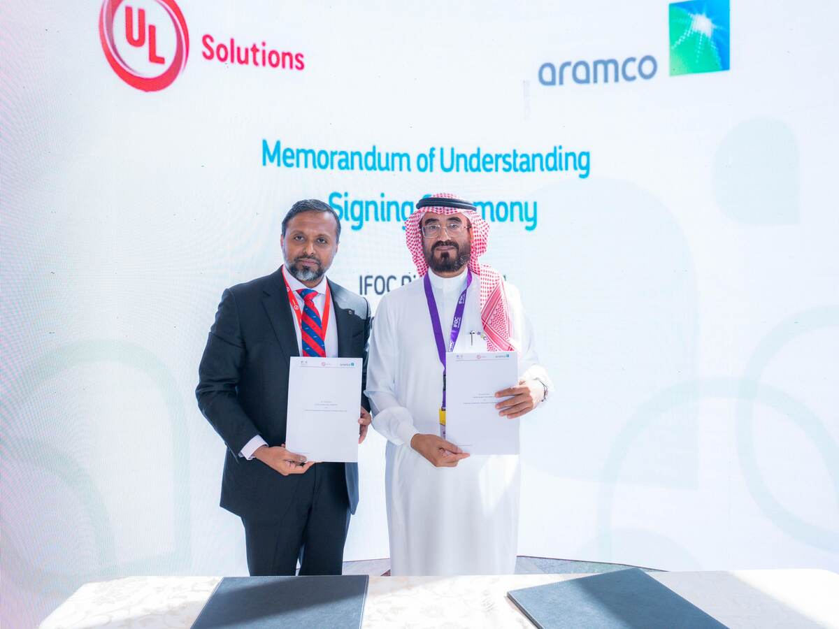 UL Solutions announced its collaboration with Aramco to explore opportunities to enhance safety through Aramco’s In-Kingdom Total Value Add (IKTVA) goals, which support Saudi Arabia’s Vision 2030 economic transformation plan.